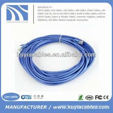 Nuevo color azul colorido cable de remiendo cable de cable 15 pies